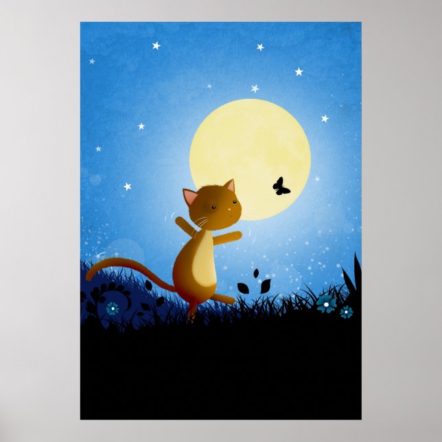 Seguir sus sueños - impresión poster (Frente)