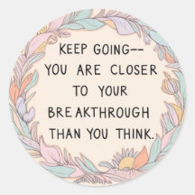 Seguir yendo Pegatinas