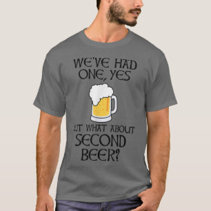 Segunda camiseta de cerveza divertida
