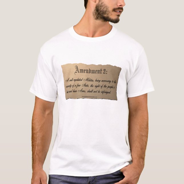 Segunda camiseta de la enmienda (Anverso)
