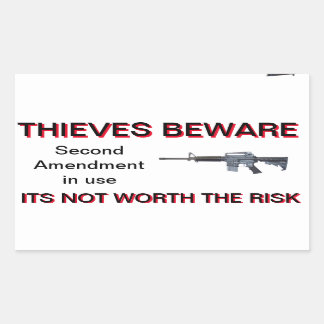 Segunda enmienda Colt AR-15 pegatina de seguridad