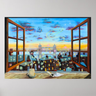 Segunda estrella a la derecha. Arte inspirado en P