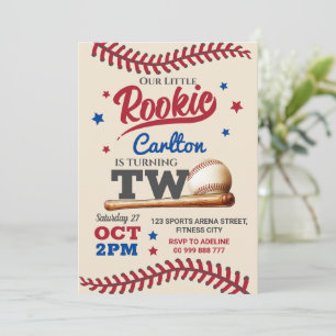 Segunda Invitación de cumpleaños al béisbol