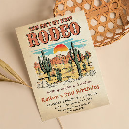 Segunda invitación de cumpleaños de Rodeo Occident
