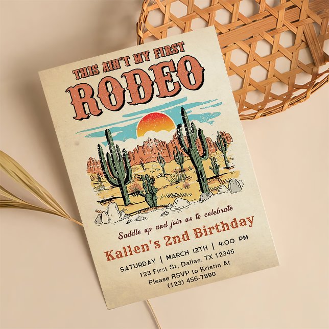 Segunda invitación de cumpleaños de Rodeo Occident (Subido por el creador)