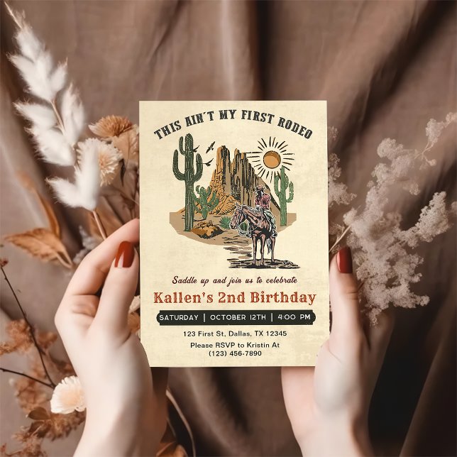 Segunda invitación de cumpleaños de Rodeo Occident (Subido por el creador)