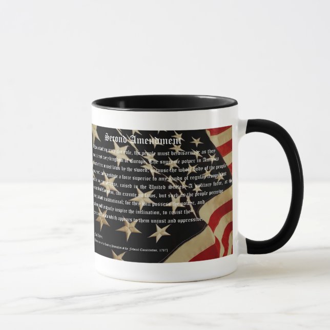 Segunda taza de café patriótica de la enmienda (Derecha)