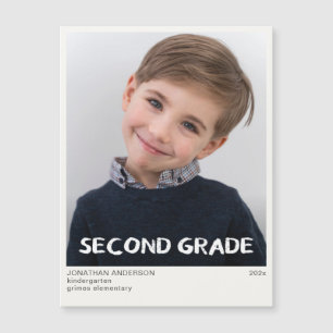 Segundo curso escolar foto Keepsake Magnet