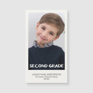 Segundo curso escolar foto Keepsake Magnet