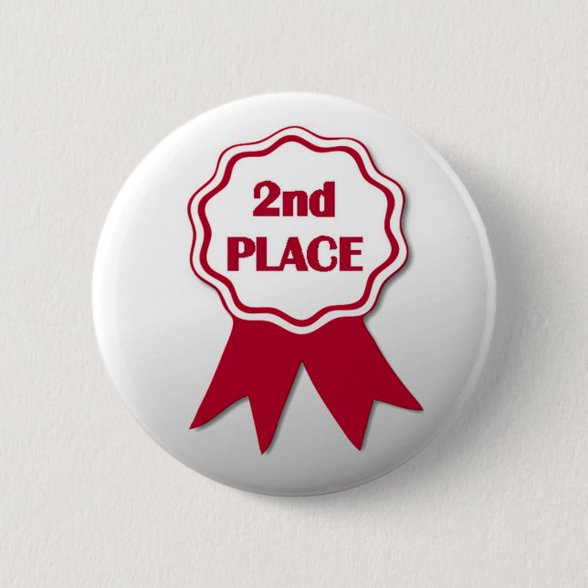 Segundo Pin del botón del premio del lugar (Anverso)