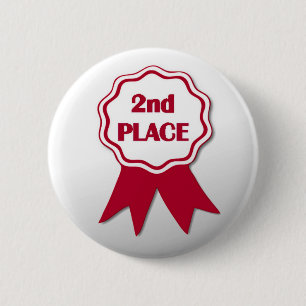 Segundo Pin del botón del premio del lugar