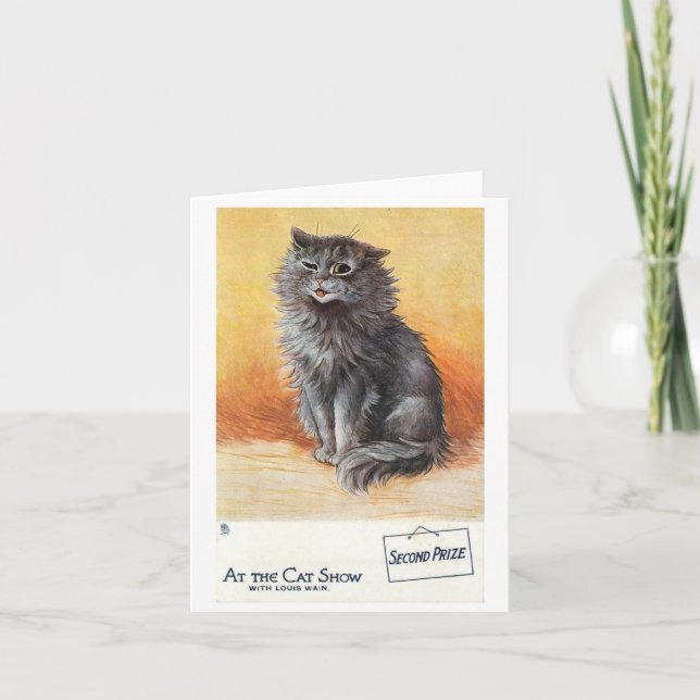 Segundo premio en el programa de gatos de Louis Wa (Anverso)