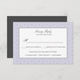 Seigaiha | Opción de menú de ondas japonesas Dusty