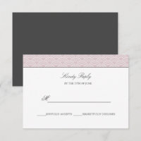 Seigaiha | Rosa polvorienta Ola japonesa boda rsvp