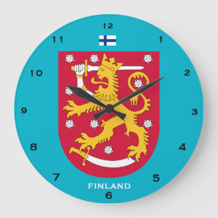 Seinäkello de encargo de Suomi del reloj de pared