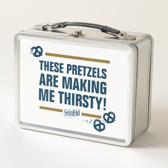Seinfeld | Gráfico de tipografía "Estos Pretzels" (Anverso)