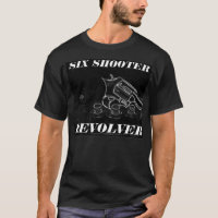 SEIS CAMISETAS NEGRAS REVOLVER