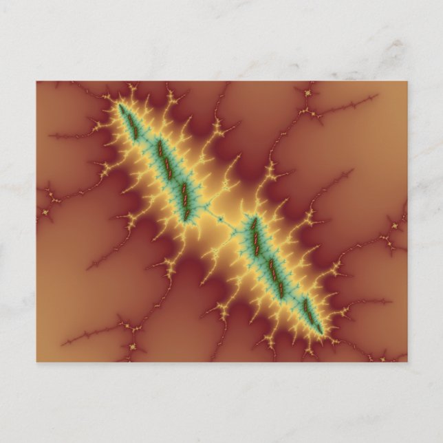 Seis franjas - Postal fractal (Anverso)