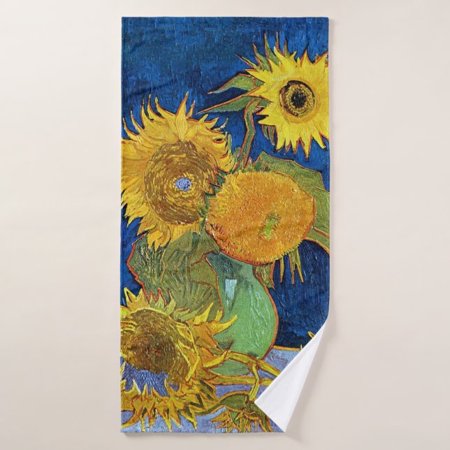 Seis girasoles, Van Gogh (Toalla de baño)