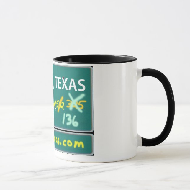 Seis hombres, taza de café de Tejas (Derecha)