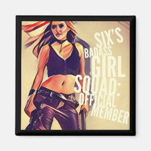 Seis pelotones del chica de Badass: Imán