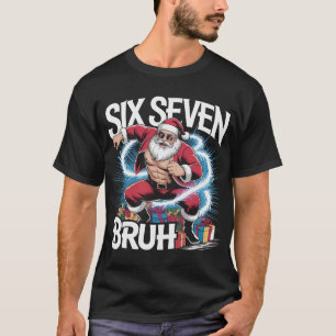 Seis Siete Hermano Camiseta Divertida de Navidad