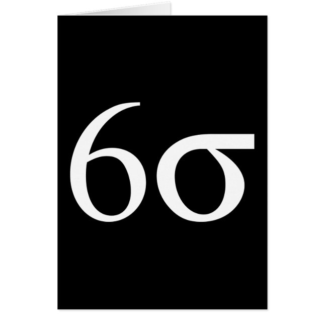 Seis sigmas (magro seis sigmas) (Frente)