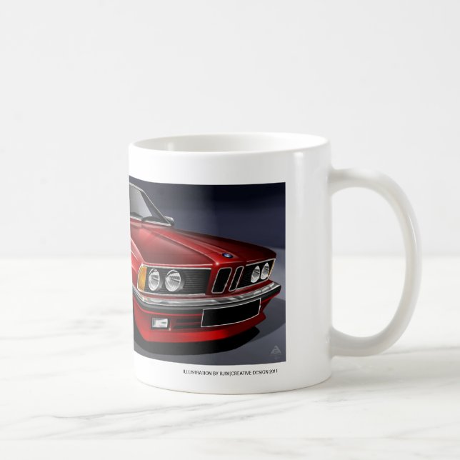 Seis tazas del cupé de la serie 635csi (Derecha)