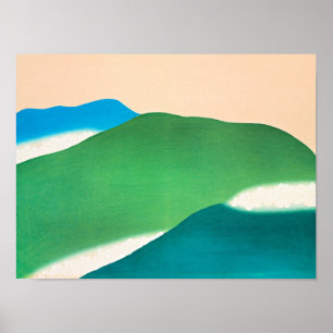Sekka - Montañas Verdes, pintura de arte fino,