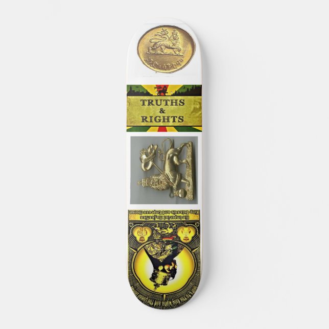 SELASSIE I RASTA Patineta (Anverso)