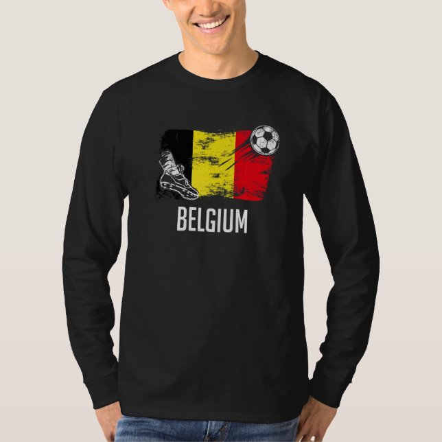 Selección belga de fútbol de Jersey Bandera de Bél (Anverso)
