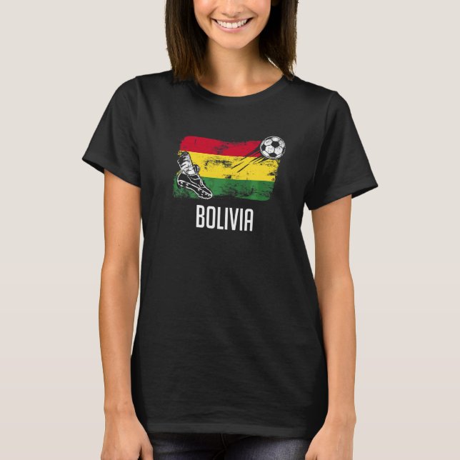 Selección boliviana de fútbol de Jersey de Bandera (Anverso)