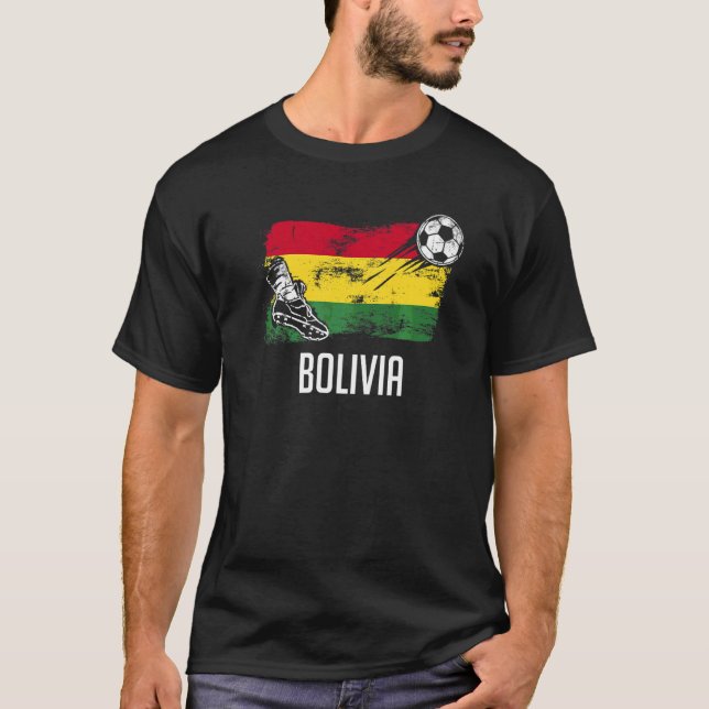 Selección boliviana de fútbol de Jersey de Bandera (Anverso)