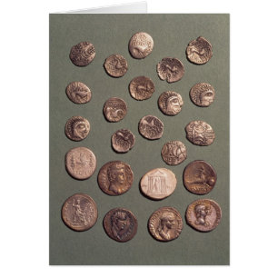 Selección céltica y monedas romanas encontradas