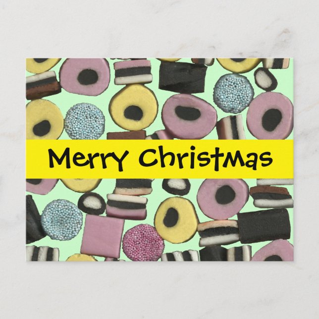 Selección de Licorice - postal de Navidades (Anverso)