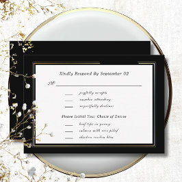 Selección de menú de script de oro blanco oscuro R