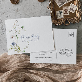 Selección de menú Floral de bosque silvestre RSVP