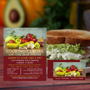 Selección de vegetales, publicidad de clases de co