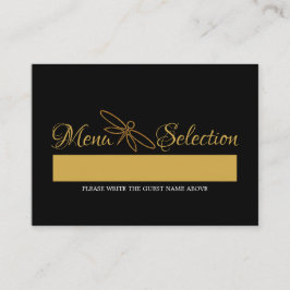 Selección del menú Boda de la libélula de Relieve 