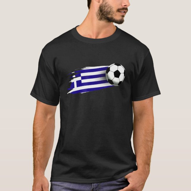 Selección griega de fútbol de Jersey con bandera d (Anverso)
