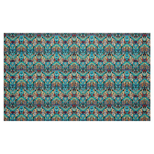 Selección moderna de tela de paisley Upholstery ("Cuarto gordo" (fat quarter))