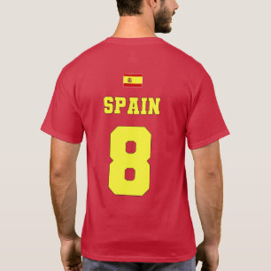 Selección Nacional de Fútbol de España #8 Camiseta