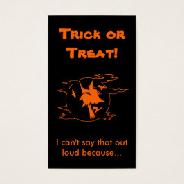 Selective Mutism Trick-or-Treat