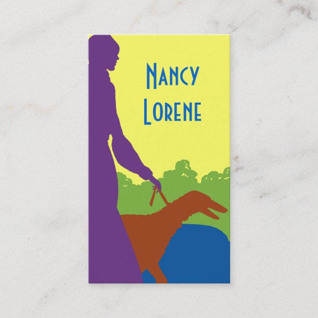 Selena en colores brillantes - tarjetas de visita (Anverso)