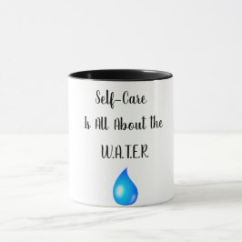 Self-Crae se trata de la taza W.AT.E.R.