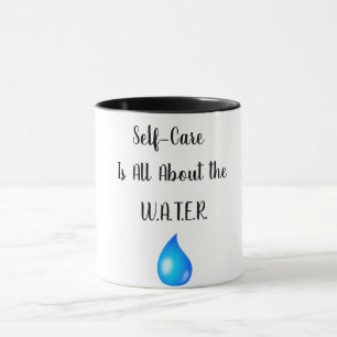 Self-Crae se trata de la taza W.AT.E.R.