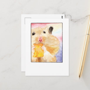 Selfie de mascota de hámster - Tarjetas postales D