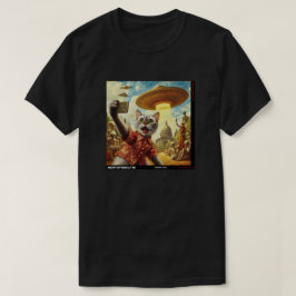 Selfie de OVNI de gato: Regalo de la camiseta de K
