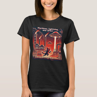 Selfie de OVNIS: Planeta Rojo (píxel de camiseta f