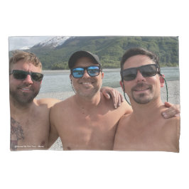 Selfie del río Knik Pillow @3dudes1life Funda de a